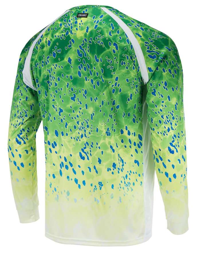 Vaportek Dorado Long Sleeve Fishing Shirt Pelagic