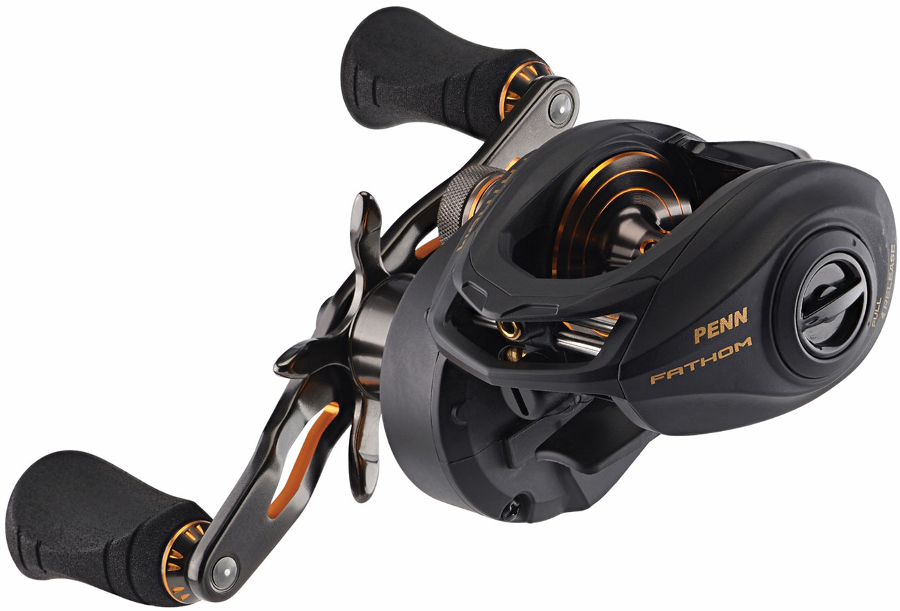 Penn FTH200LP Fathom Low-Profile Baitcasting Reel - TackleDirect