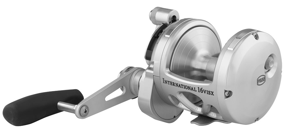 Penn 16VISXS International VISX Two Speed Reel - Silver - Melton Tackle