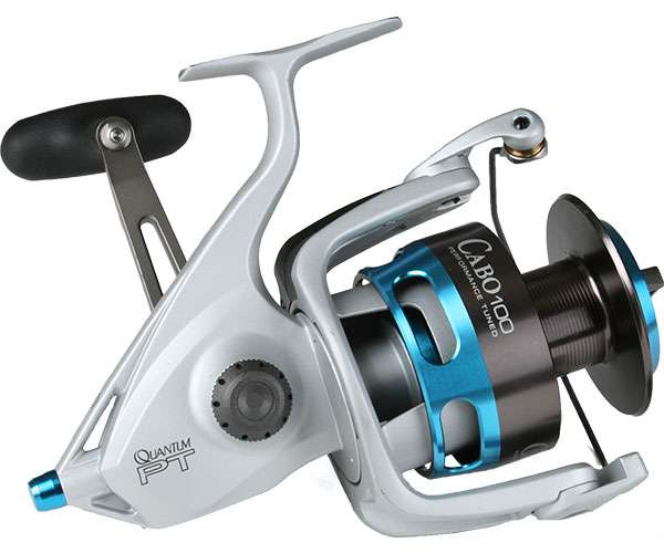 Quantum CSP50PTSE Cabo Spin Saltwater Reel, Blue and Silver Finish