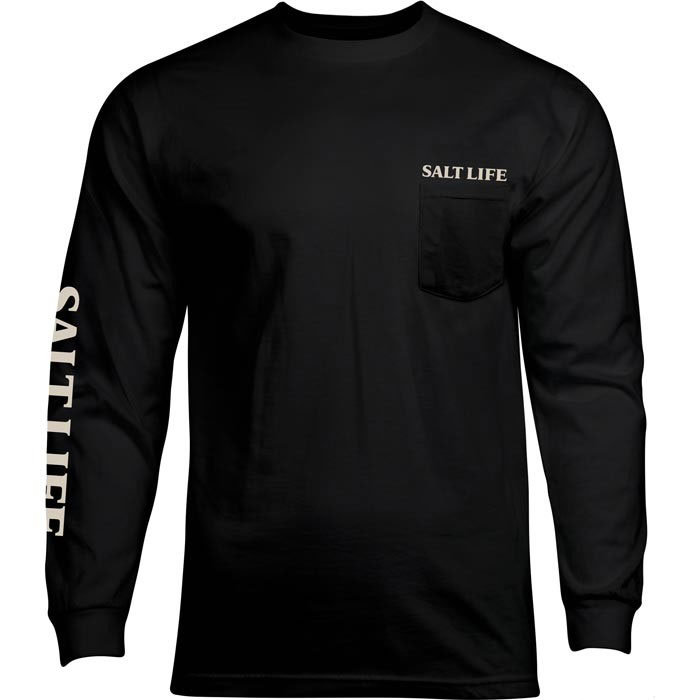 Salt Life Live by the Reels Long Sleeve T-Shirts - TackleDirect