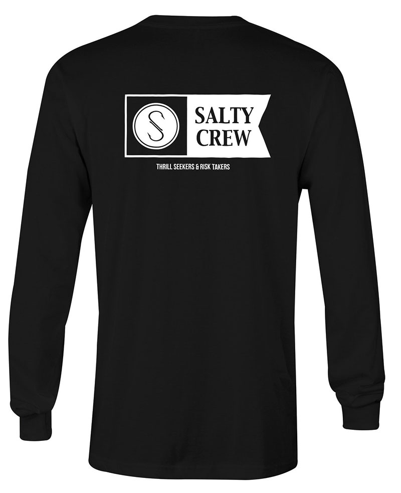 Salty Crew Alpha Long Sleeve T-Shirt - Black M