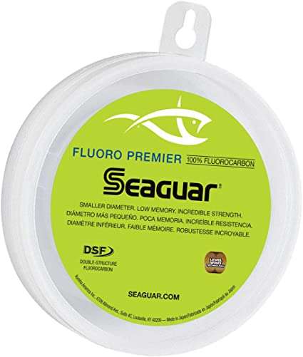 Seaguar Fluoro Premier Big Game Fluoro Leader 25yds. - TackleDirect