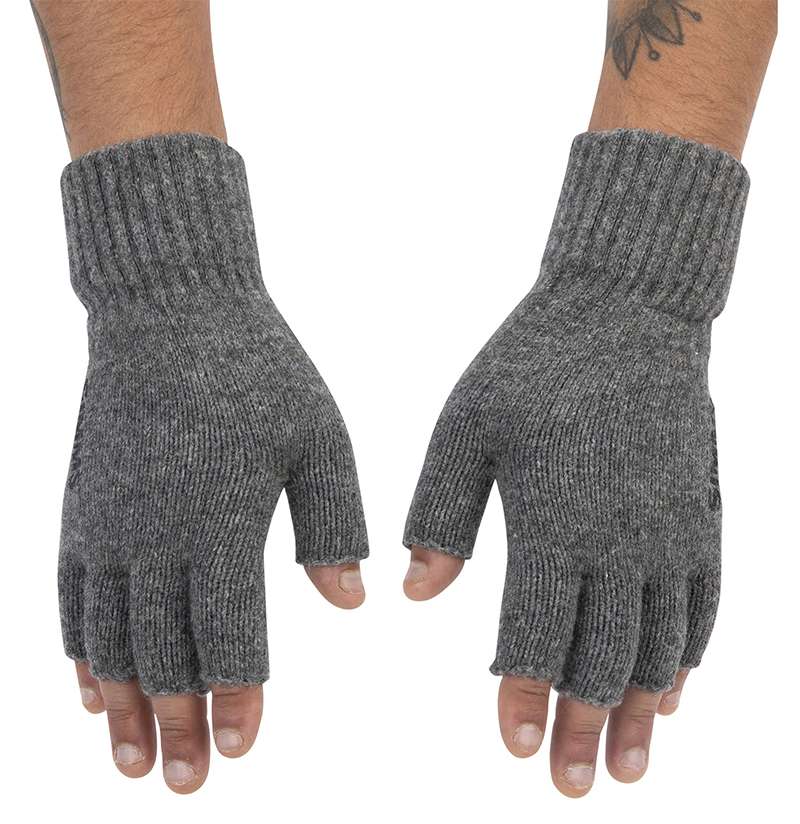 Simms Wool Half-Finger Mitts