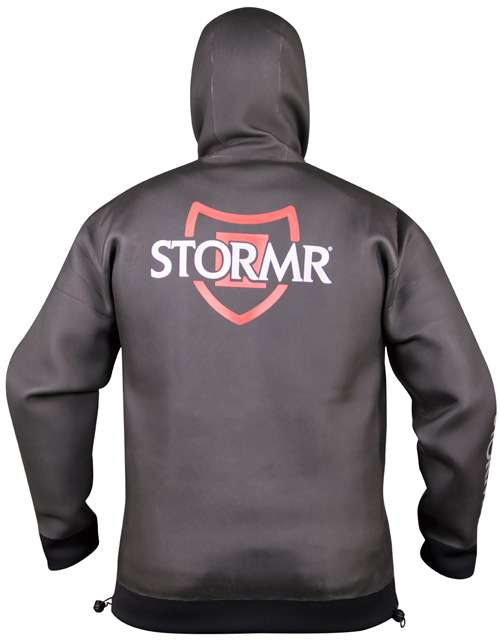 STORMR Men's Swell Neoprene Waterproof Windproof Fleece-Lined Oversized Weather Hoodie 