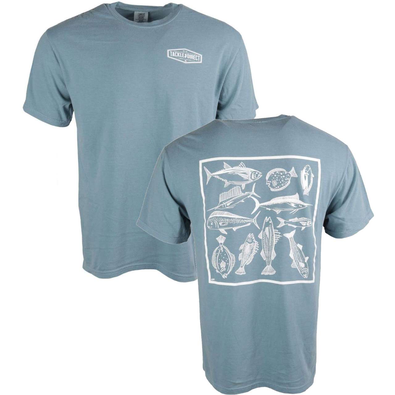 TackleDirect Fish Box T-Shirt - Ivory - X-Large