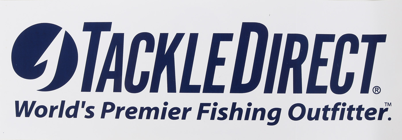 TackleDirect Logo Decal - 10 - Navy On White