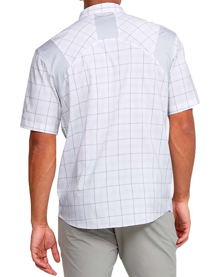  Under Armour Tide Chaser 2.0 Plaid Fish Long Sleeve T-shirt,  White (103)/Pitch Gray, Medium : Clothing, Shoes & Jewelry