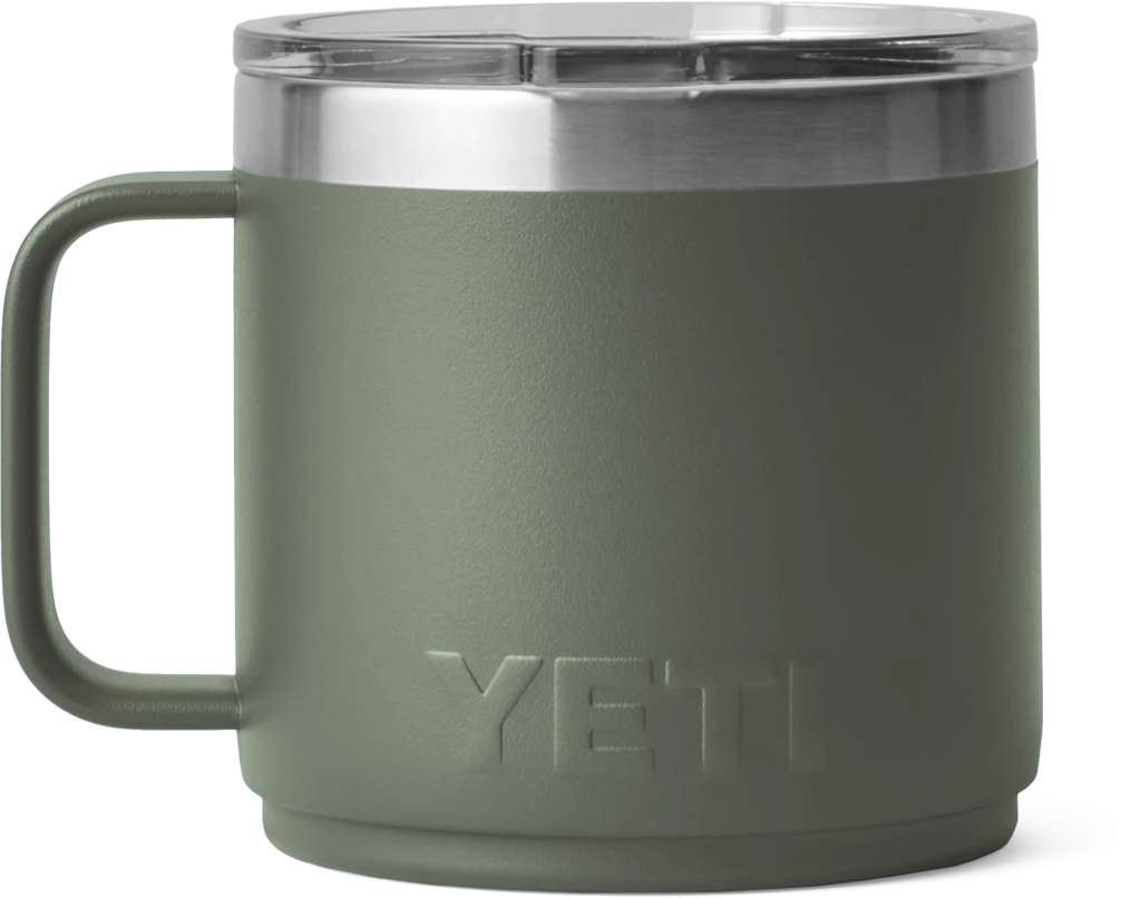 yeti rambler 10 oz stackable mug camp green