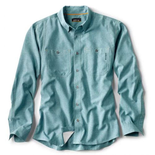 Orvis Chambray Long Sleeve Work Shirts - TackleDirect