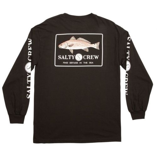 Salty Crew Spot Tail Long Sleeve T-Shirt - Black - TackleDirect