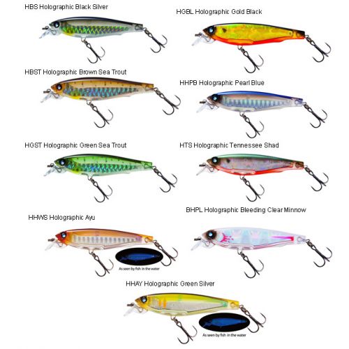 Yo-Zuri Suspending 3ds 3 D SP Shad Ayu Clear Minnow 70mm Lure F962-hhay for sale online