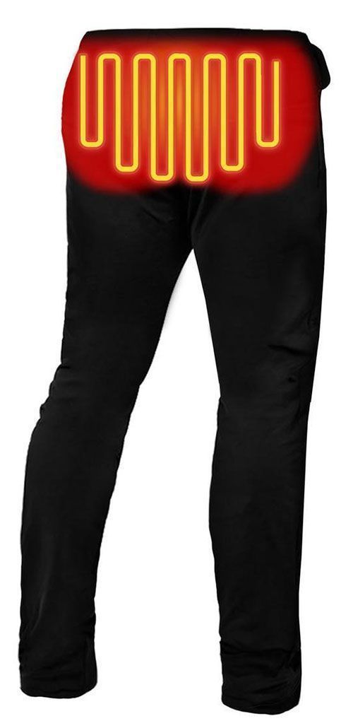 ACTIONHEAT Men's Large Black 5-Volt Heated Base Layer Pants AH-BLP