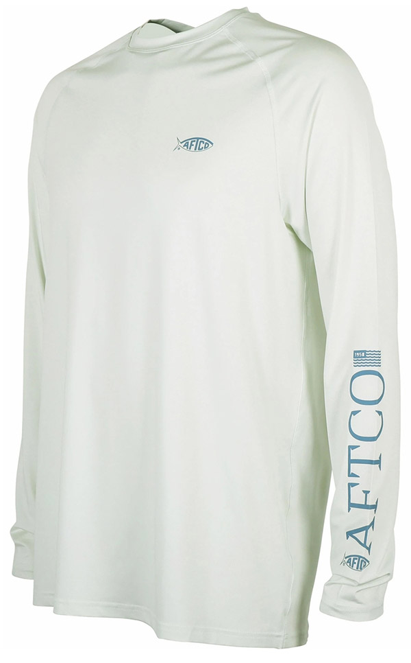 Aftco Yurei Performance Long Sleeve Shirt - Vapor Heather - XL