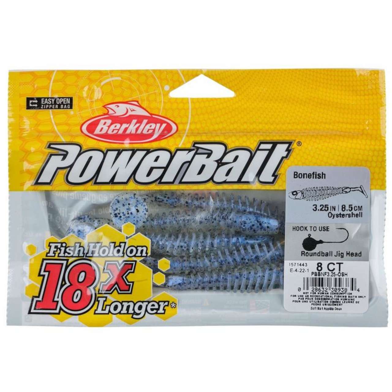 Berkley PowerBait Bonefish - 3-1/4in -Oyster Shell - TackleDirect