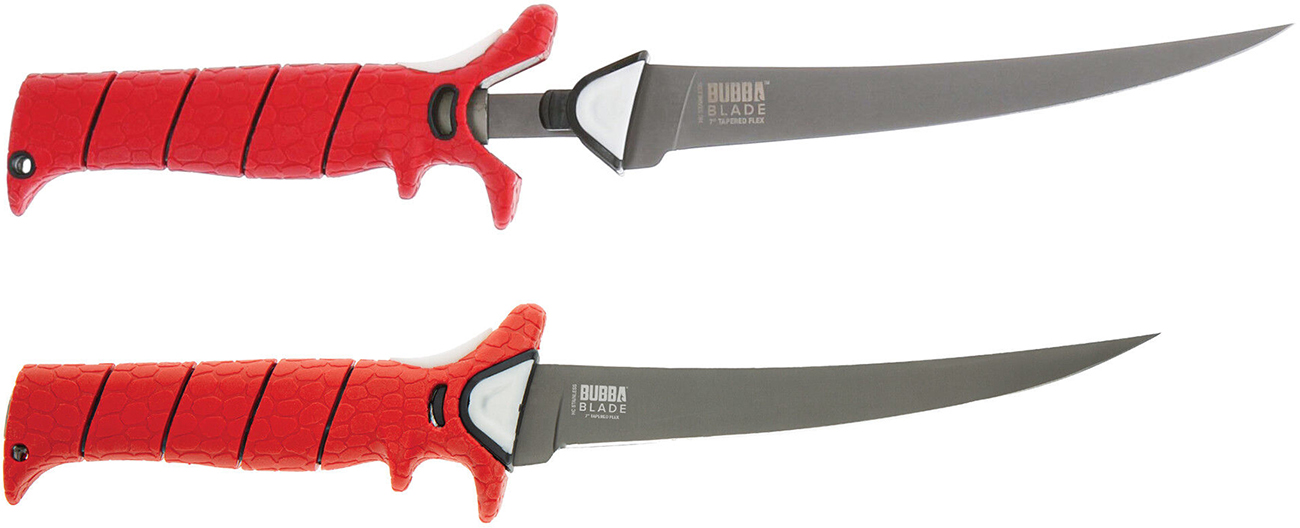 Bubba Blade Fishing Pliers 6.5in 7” Flex Blade Knife, Shears