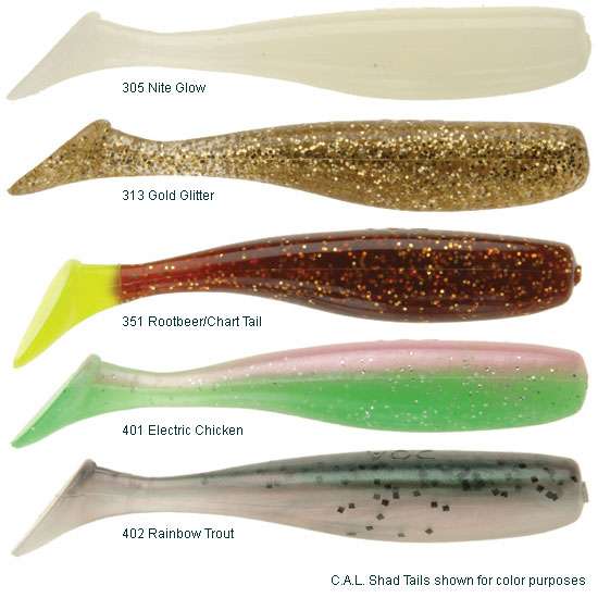 D.o.a. Chartreuse Silver C.a.l. Jerk Bait Lure 12 Pack 5.5 - Usa Made/ fishing at OutdoorShopping