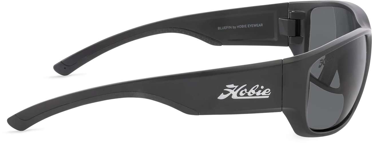 Hobie Bluefin Float Sunglasses - Satin Black/Grey - TackleDirect