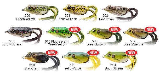 LiveTarget Frog Hollow Body 5/8oz: Green Yellow - Vimage Outdoors