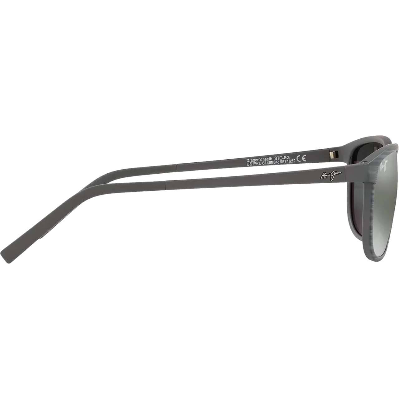 Maui Jim Dragons Teeth Sunglasses - Grey Stripe/Neutral Grey