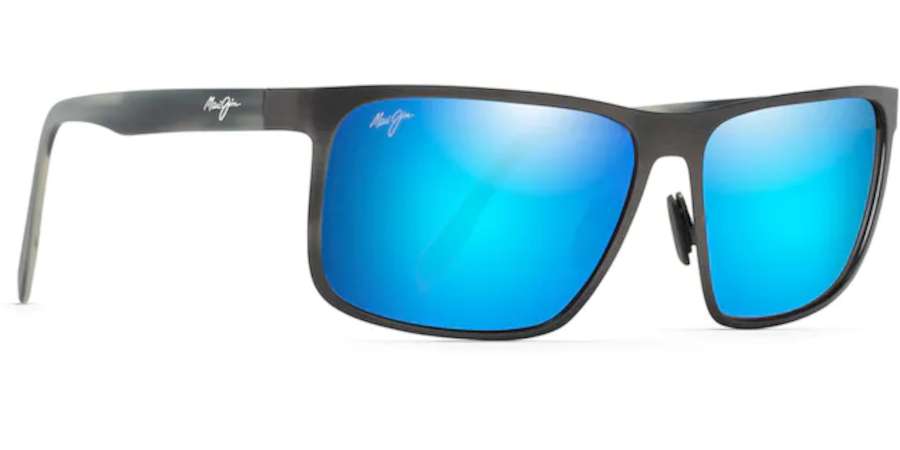 Brushed Dark Gunmetal Frame/Blue Hawaii Lens