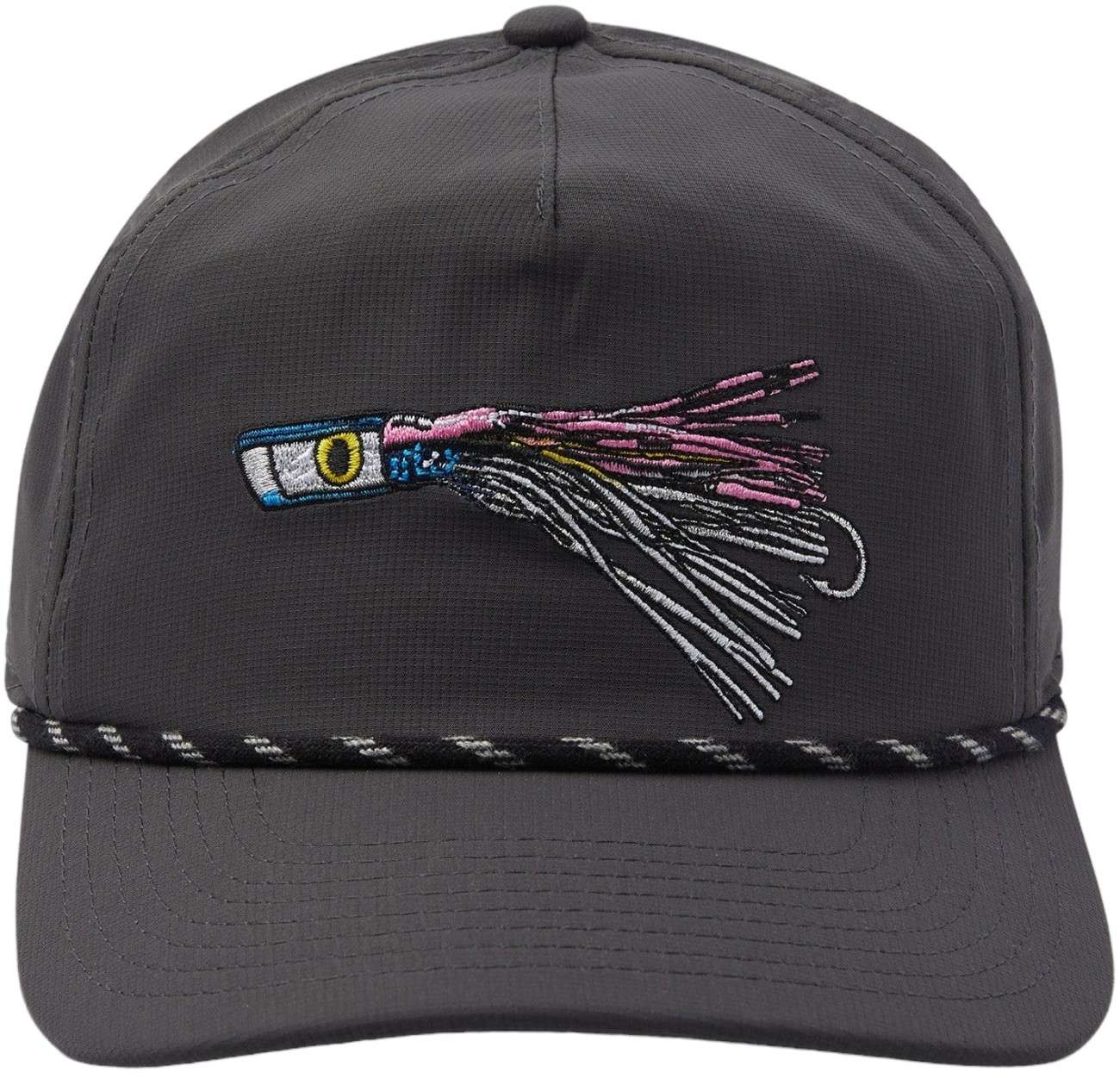 Pelagic Lured Unstructured Snapback Hat - Graphite