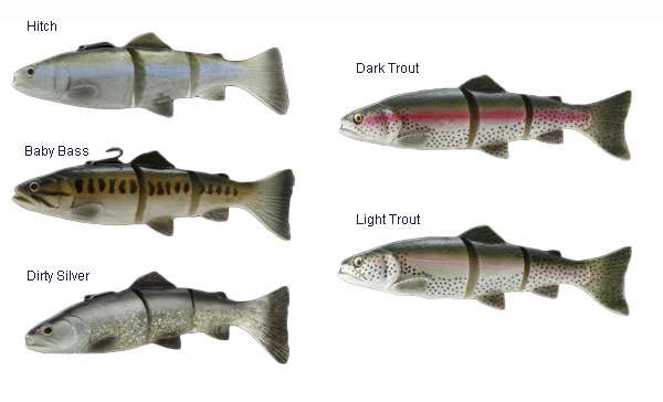 Savage Gear 3D Line Thru Trout Lures - TackleDirect
