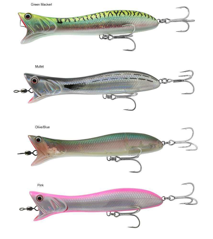 Savage Gear Manic Popper Topwater Lures - TackleDirect