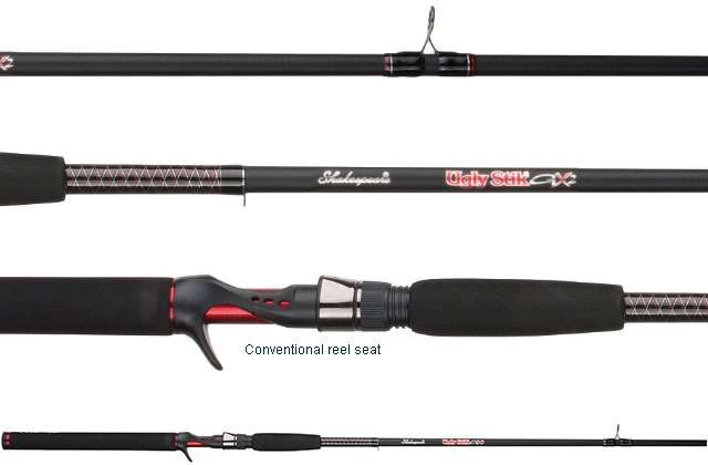 Shakespeare Ugly Stik GX2 Casting Rods - TackleDirect