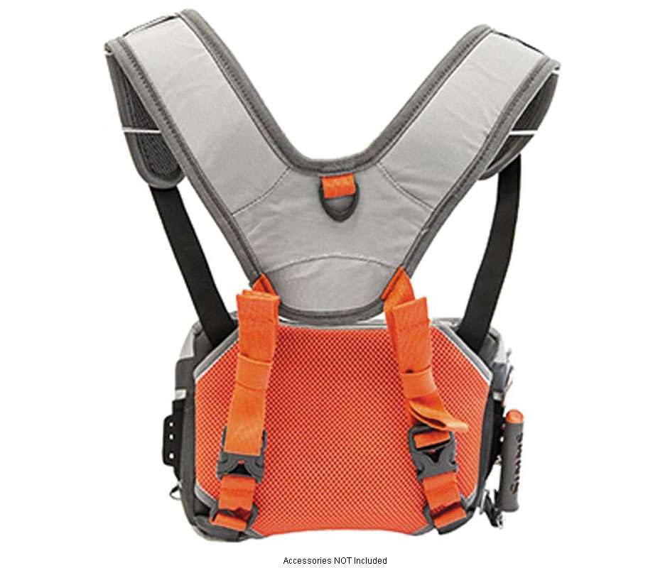 Simms PG-11016 Waypoints Chest Pack - Gunmetal | TackleDirect
