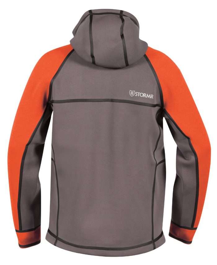 Stormr Mens Typhoon Jacket Safety Orange/Gray M TackleDirect