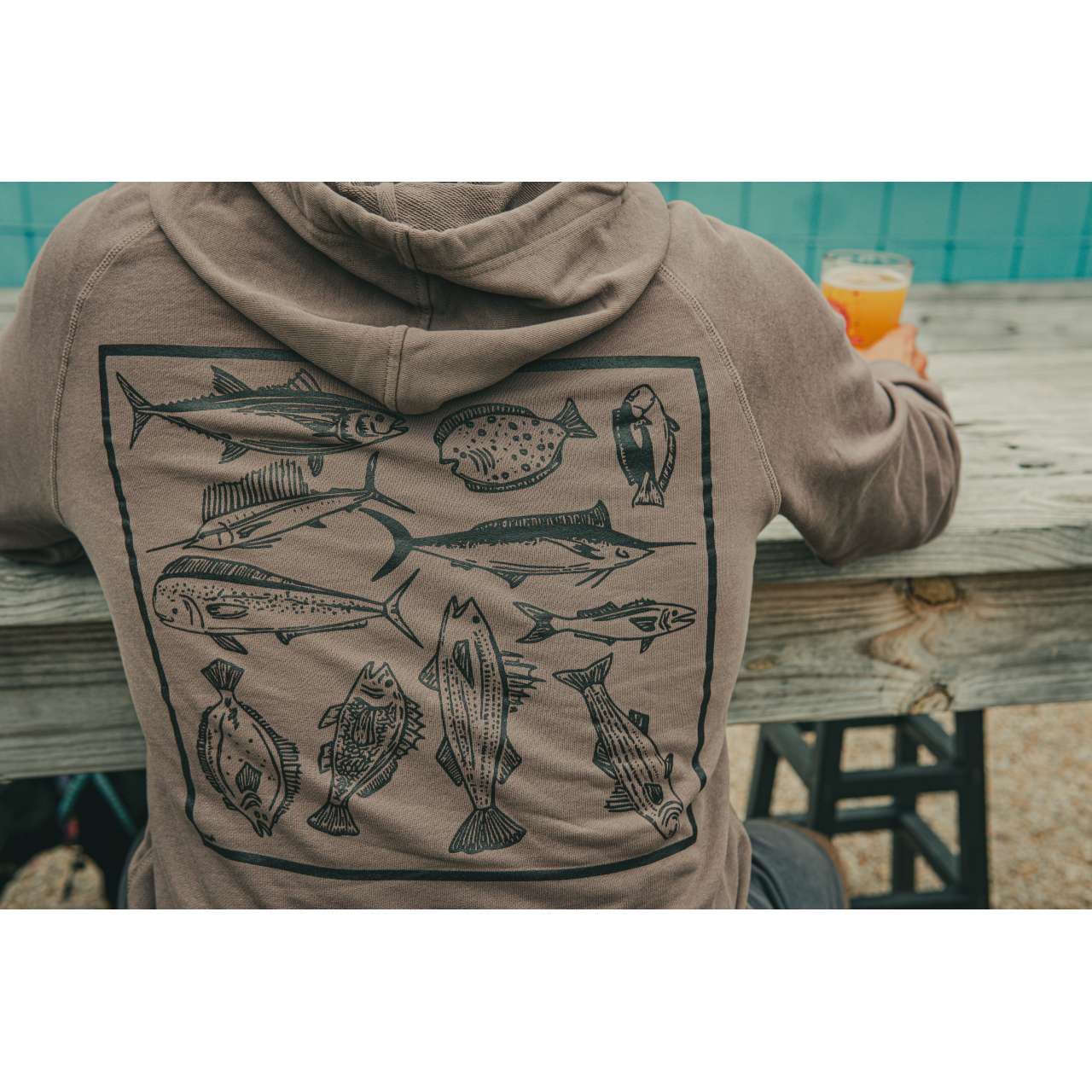 TackleDirect Fish Box Hooded Sweatshirt TackleDirect