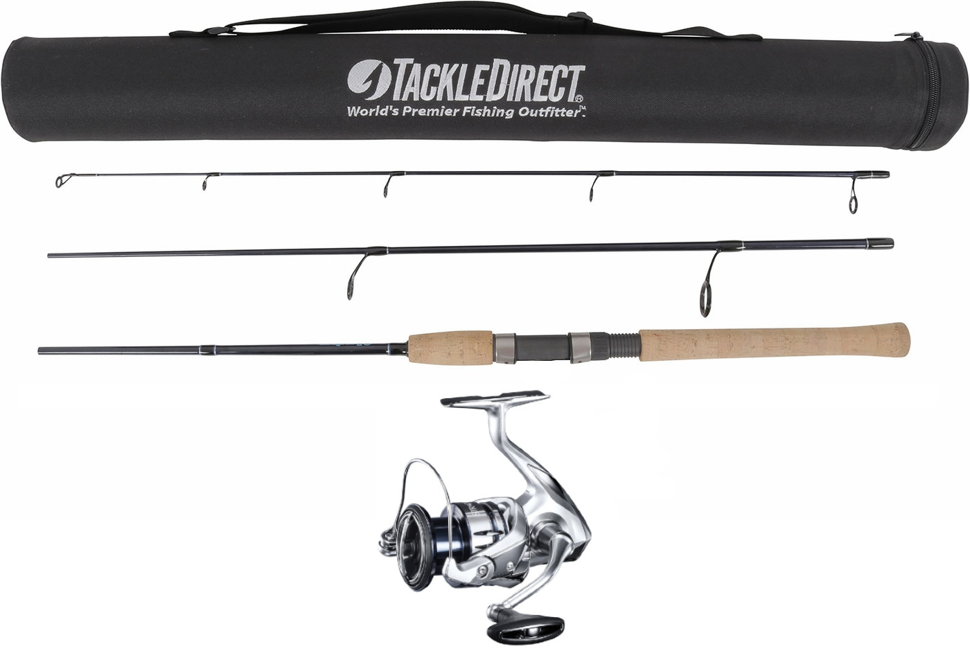 TackleDirect Silver Hook Inshore Spinning Travel Combos - TackleDirect