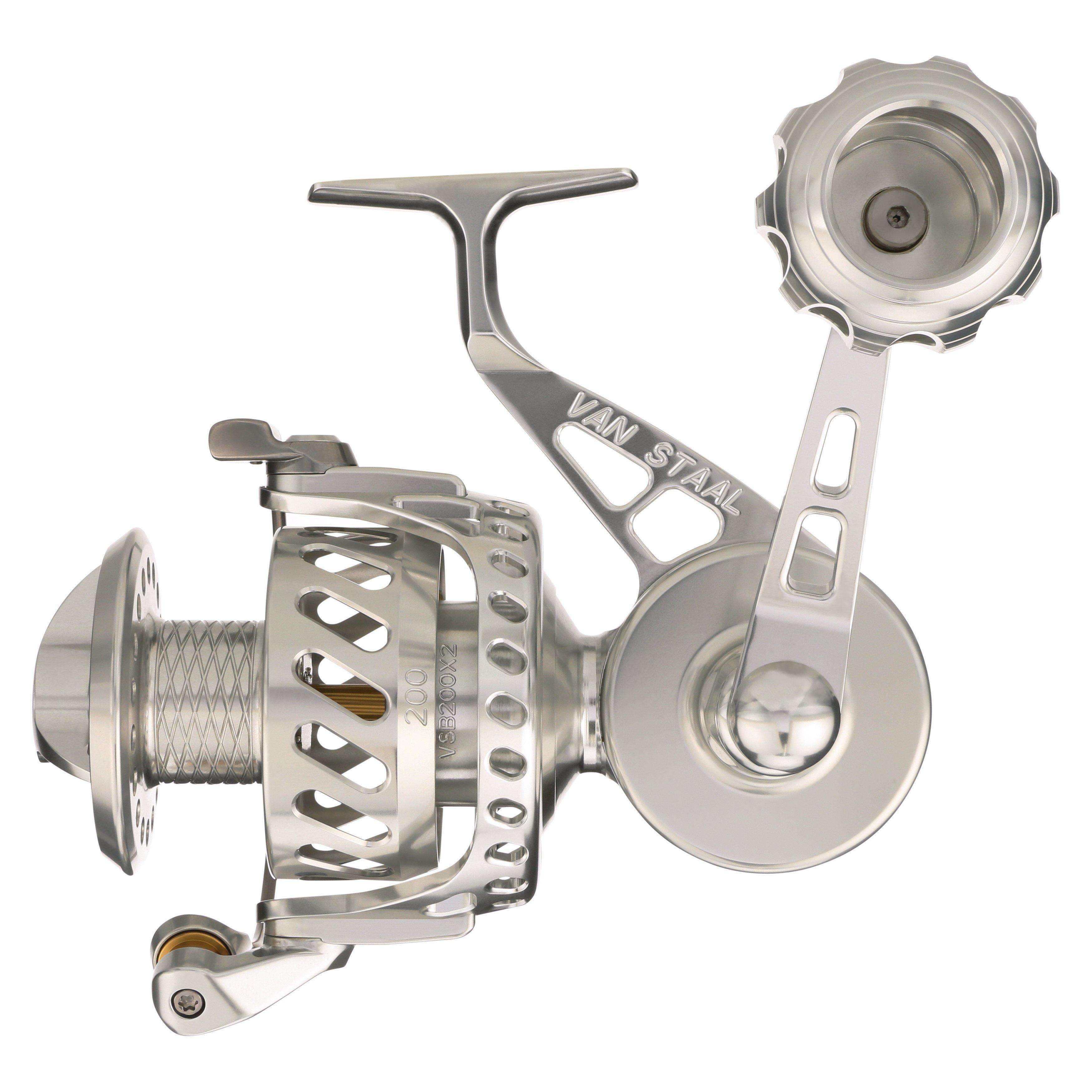 Van Staal VSB200SX2 VS X2 Bailed Spinning Reel - Silver - TackleDirect