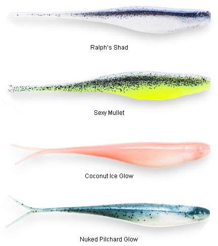 Z-Man Scented Jerk Shad Lures - TackleDirect