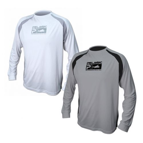 Lg Pelagic Vaportek Belize L/S Performance Shirt Aqua Men's M XL & 2XL $65 NWT 