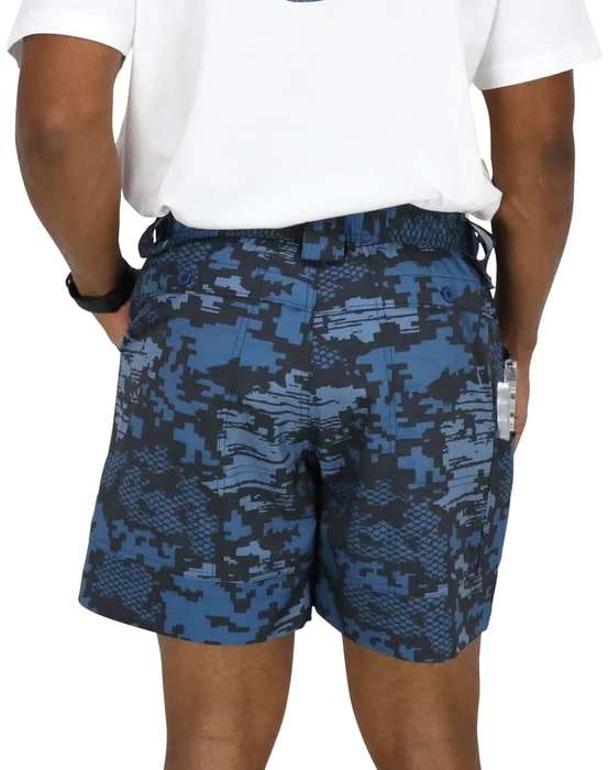 AFTCO Big Guy Tactical Fishing Shorts / Green Digi Camo / 50