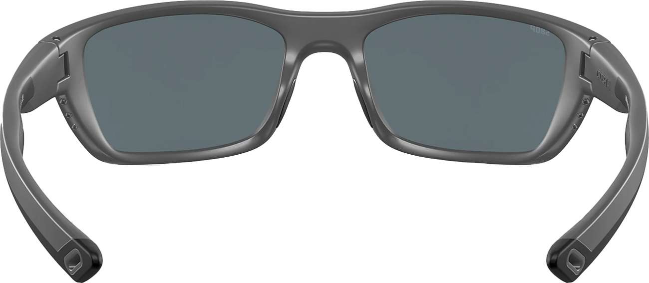Costa Del Mar Occhiali da sole Fantail, Grigio Opaco/Blu Specchiato Polarizzato 580p, 59 mm