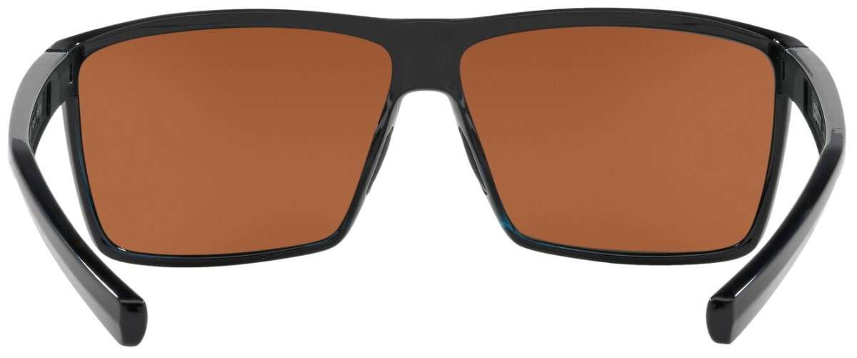 Costa Rincon Sunglasses Shiny Black Frame/Green Mirror 580P
