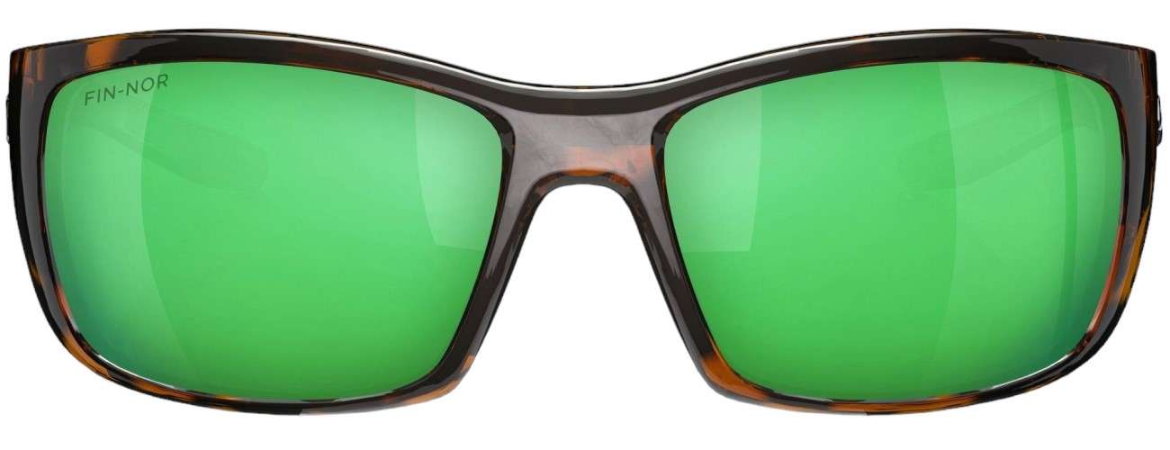 Fin-Nor Dredge Sunglasses - SJT Frame/GrMr Glass Lens - TackleDirect