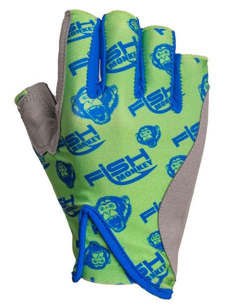 Fish Monkey Pro 365 Guide Glove - Neon Green M - TackleDirect