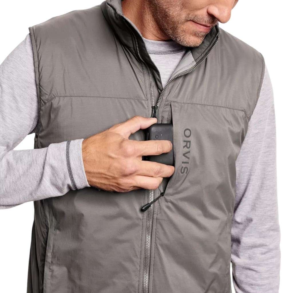 Orvis Pro Insulated Vest - Granite - Large - TackleDirect