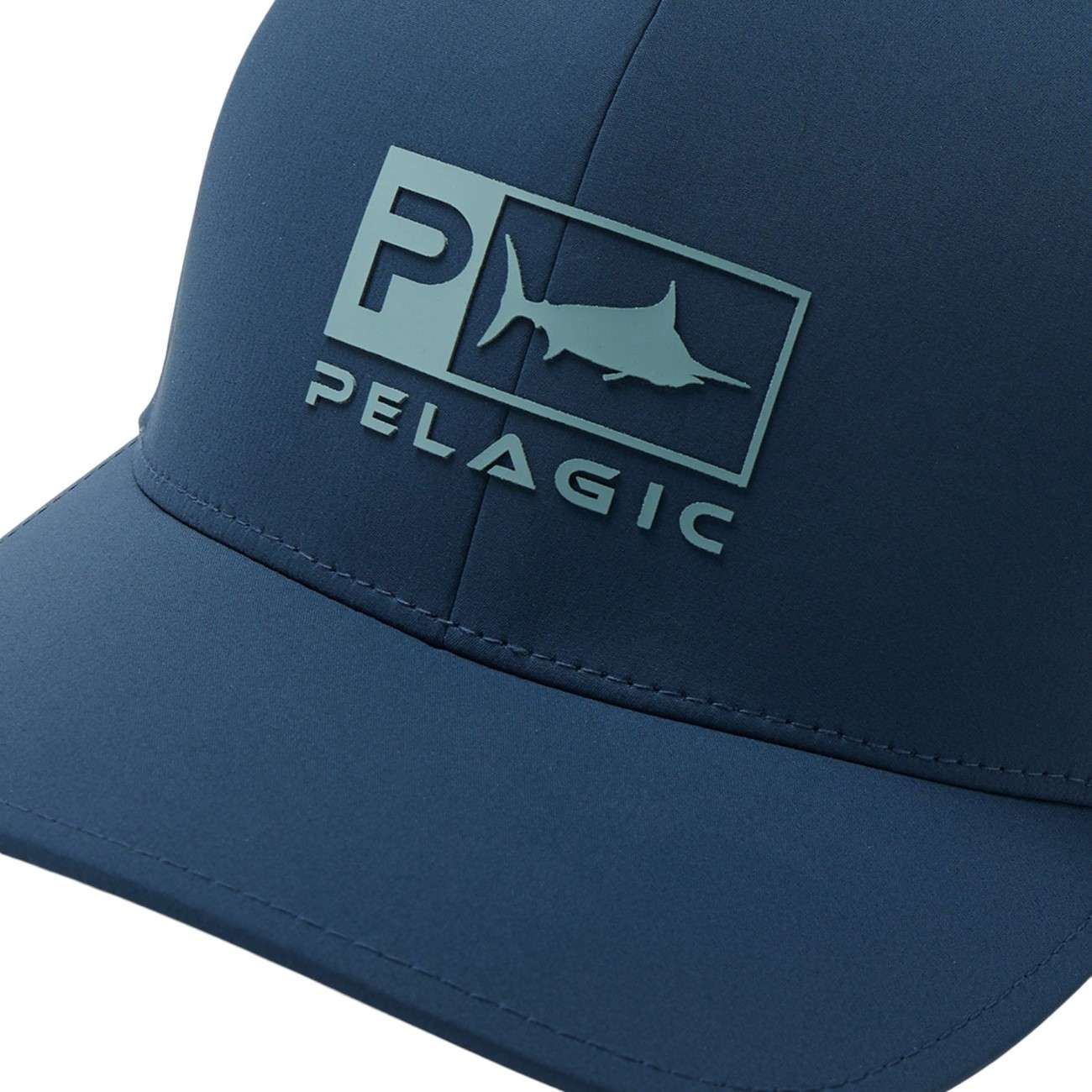Pelagic Delta Flexfit Icon Hat - Smokey Blue - TackleDirect