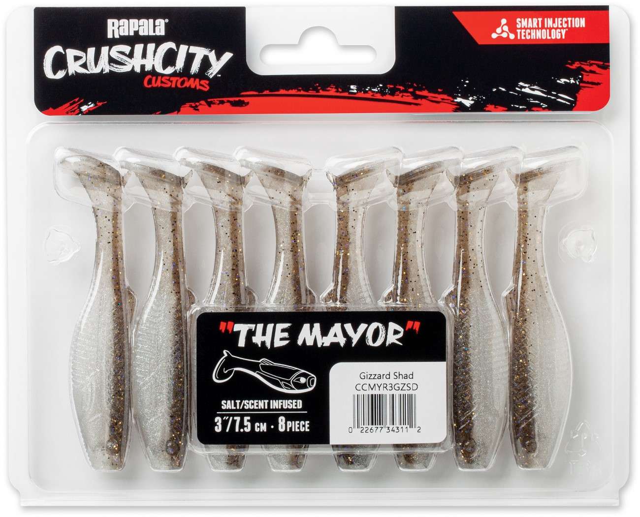 Rapala Crush City The Mayor - 3in - TackleDirect