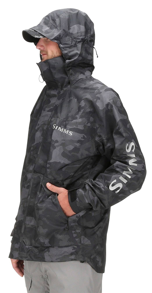 Simms Challenger Fishing Jacket - Hex Flo Camo Carbon - XL