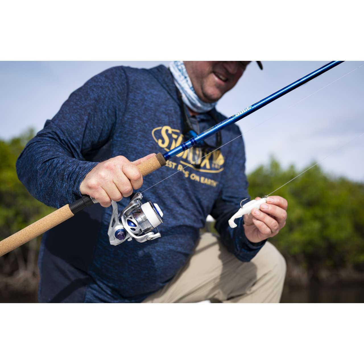 saltwater fishing rod and reel combo used