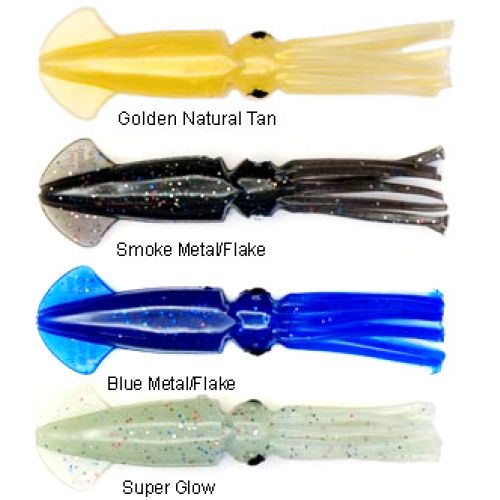 Mold Craft Packaged Squirt Squid 6" Pearl White 5006p02 for sale online 