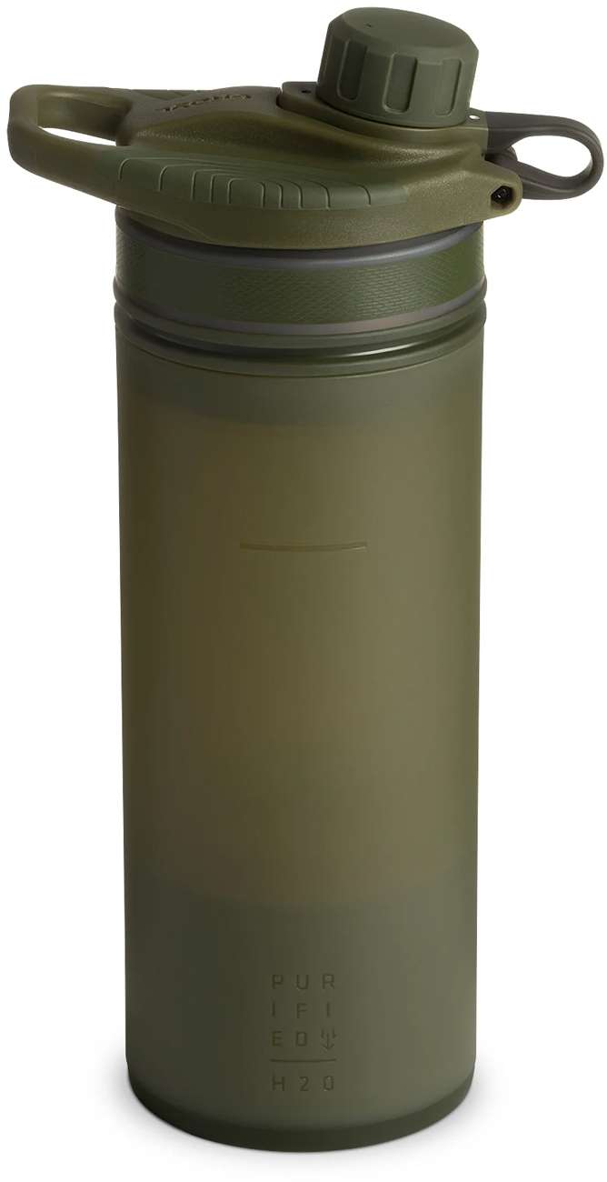 Bouteille Filtre à Eau Grayl GeoPress 24 Oz (olive) - Neuf