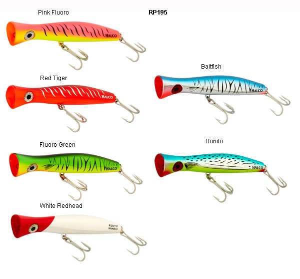 Halco Roosta Popper Lures - TackleDirect