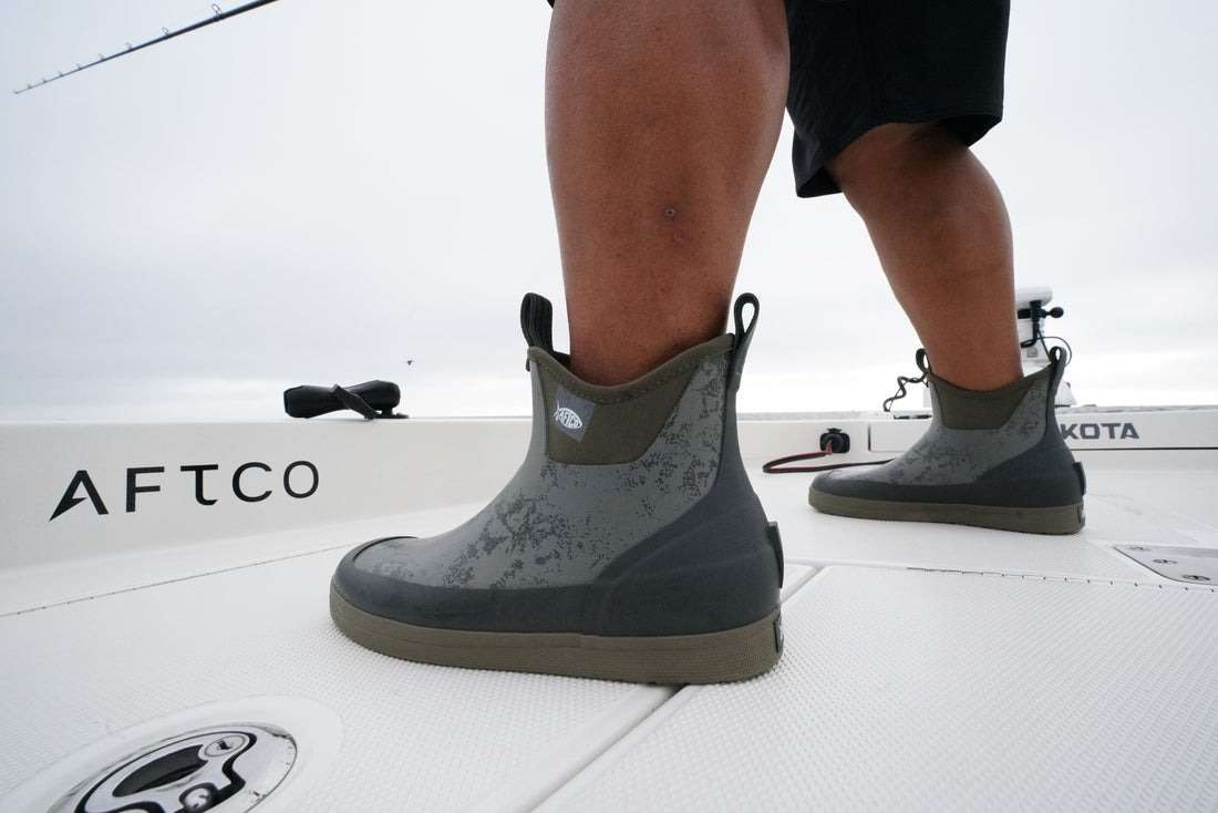 Aftco Ankle Deck Fishing Boots - TackleDirect